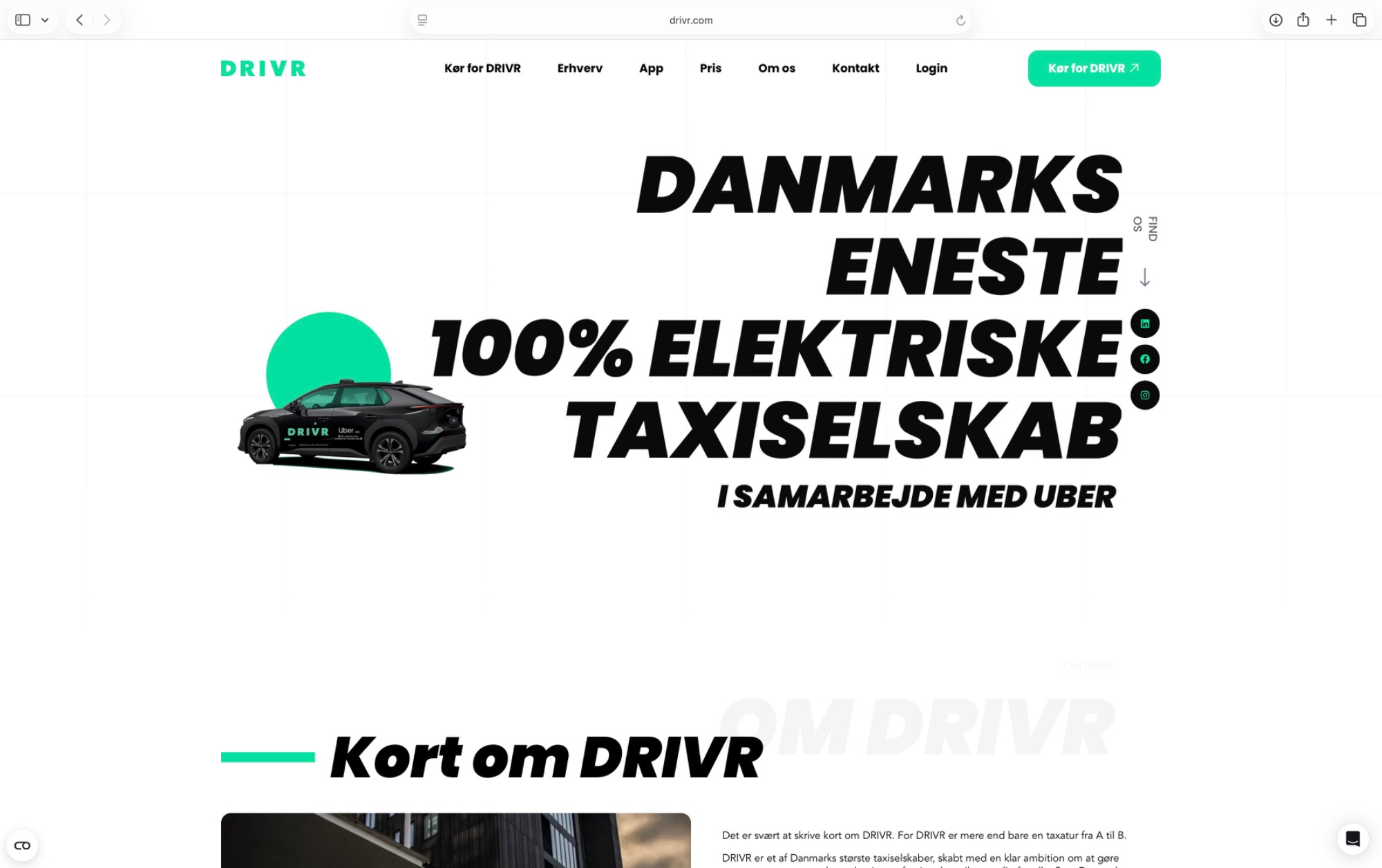 DRIVR website